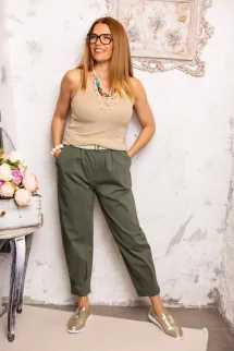 Csillogó , finom kötött top - arany 