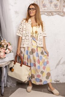 Trikópántos felső - sárga